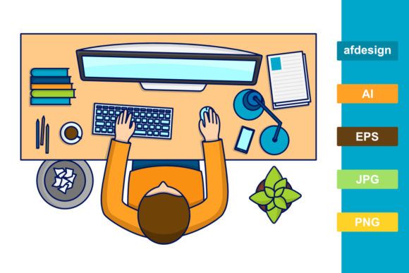 Businessman Is Busy Working: A Visual That Speaks Volumes