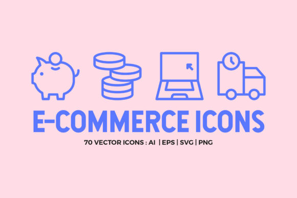 E-Commerce Line Icons: A Minimal Pack for Versatile Design