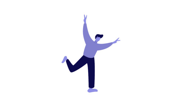 Flat Illustration Happy: Creative Design Made Simple