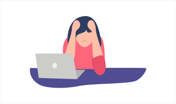 Flat Illustration Working with Deadline: A Modern Visual Solution for Creative Professionals