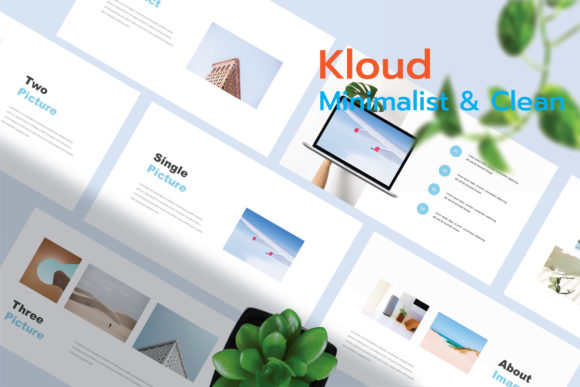 Kloud: Minimalist Keynote Template