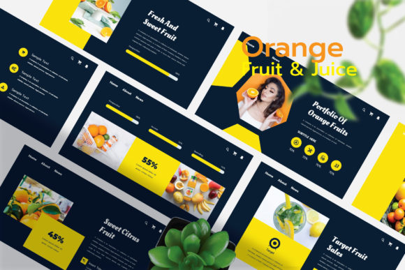 Orange - Fruit Keynote Template