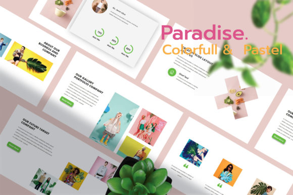 Paradise - Colorfull Pastel Keynote: A Strategic Tool for Creative and Professional Presentations