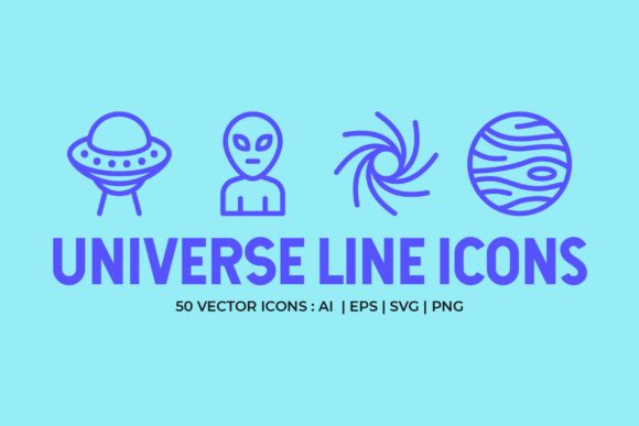 Universe Line Icons: Strategic Design Assets for Modern Creatives